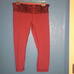 Lululemon Reversible Workout Capris